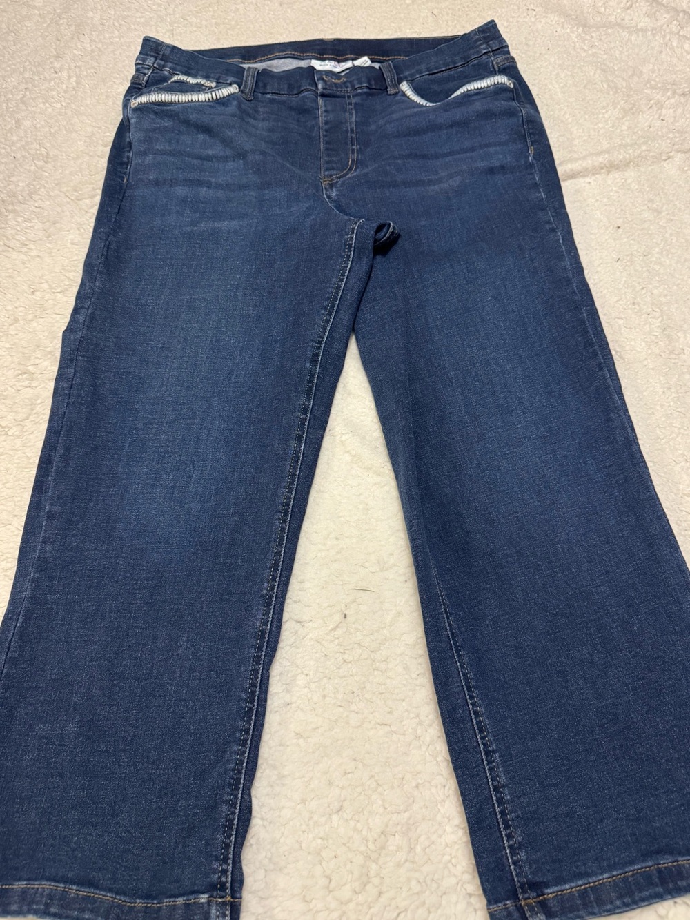 Women's Dark Indigo Wide-Leg Jeans